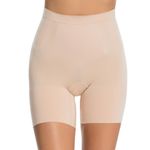 Spanx Oncore Mid-Thigh Short - Powerful Sculpting Body Shaper - Level 3 Compression - Comfortable Shapewear for Women - Soft Nude - Medium