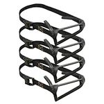 MUDDY 6" Micro Stagger Steps - Durable Powder Coated Steel Ultra Compact Stacking Design Portable Outdoor Hunting Tree Climbing Steps with 1" Nylon Strap & Cam Buckle, 4 Per Pack