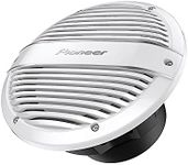 Pioneer TS-ME100WC Marine Grade Subwoofer (900 W), 25 cm/10 Inch, IPX7 Protection, IMPP Cone for Optimal Bass, Installation Depth 126 mm, Mother-of-Pearl White Grid