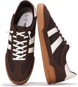 Project Cloud Mens Shoes – Memory Foam Insole Mens Sneakers – Lightweight & Non Slip Lace Up Casual Shoes for Men – Everyday Fashion Men Sneakers (HISVERDICT,Chocolate,11)