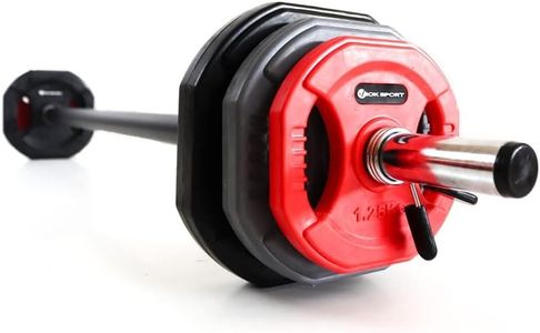 Kit de barra de musculación y discos de pesas Viok Sport