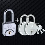 Harrison Padlocks Free/ 1 Square Padlock 60Mm CX - 3000-0596 with 2 Round Padlock 50Mm J - Supreme- 0656/padlock, Padlocks, Locks for Home, Locks for Main Door Code - 0435