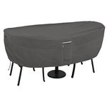 Classic Accessories Ravenna Bistro Patio Table & Chair Set Cover - Premium Outdoor Furniture Cover with Durable and Water Resistant Fabric (55-456-025101-EC)
