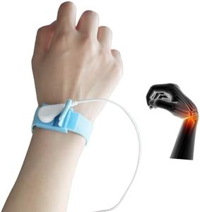 Grounding Bracelet (Blue), Anti Static Grounding Bracelet with Grounding Cable (White, 15 Feet), Reconnect to The Earth for Sleep, Energy, Pain Relief
