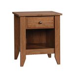 Sauder Night Stand, Wood, Oiled Oak Finish, NO Size