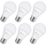 JIANGSILING A19 LED Light Bulb, 60W Equivalent Light Bulbs, 9W 4000K Neutral White, 800 Lumens, Non-Dimmable LED Bulb, E26 Standard Base for Indoor and Outdoor, Energy Efficient ETL Listed, 6-Pack