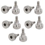 uxcell 304 Stainless Steel Hex Socket Shoulder Bolt 5mm Shoulder Dia 5mm Shoulder Length M3 Thread 10PCS