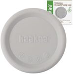 haakaa Manual Breast Pump Cap (Grey) - Made of Premium Grade Silicone, Suitable for All haakaa Breast Pump