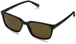 Ted Baker Men's Farley Sunglasses, Black/Brown, 53