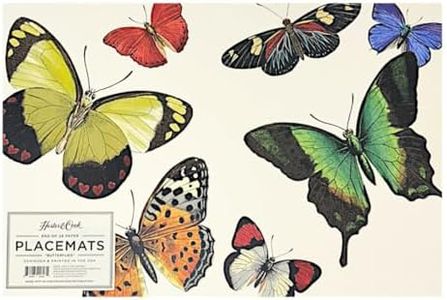 Hester & Cook Butterfly Paper Placemat 24 Sheets American Made