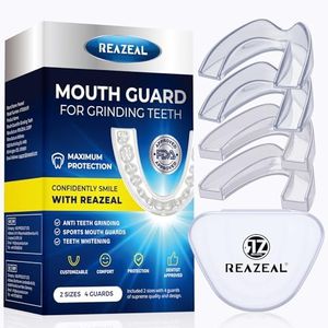 Mouth Guard for Grinding Teeth at Night: Dental Guard for Sleeping at Night - Nighttime Protection for Teeth 2 Sizes