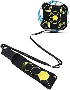 Dacitiery Football Kick Trainer, Soccer Training Aid with Flexible Adjustment Belt, Hands Free Football Training Equipment, Football Skills Practice Aid for Kids Adults Fits Ball Size 3 4 5