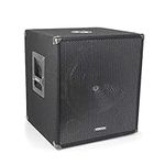 VONYX Active Powered PA Subwoofer 15 inch Low Pass Bass Speaker DJ Disco Sub 600W