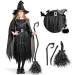 Child Girl Black Witch costume (Large(10-12 yr))