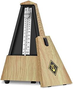 Donner Mechanical Metronome for Piano Guitar Drum Violin Saxophone Musician, Track Beat and Tempo, Loud Sound, Steel Movement, DPM-1