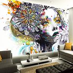 MISHIJI 3D Sketch Beauty Mural Bedroom Beautiful Scenery Big tv Background Mural-（138x102 inch）