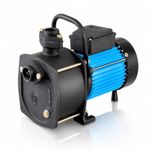 CRI SHALO100 1HP Shallow Jet Self-Priming Water Pump | Home Water Pump | Shallow Well Pump | Garden Irrigation Pump | Pressure Booster | 30ft Suction Lift