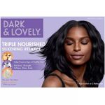 Dark and Lovely Moisture Seal Plus Shea Butter No-Lye Relaxer Kit, Regular 1 Application Hair Color