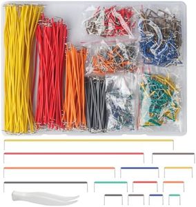 840 Pcs Breadboard Jumper Wires Kit, PCB Breadboard Jumper Wire Cables, Solderless Flexible Breadboard Wire Kit, Circuit Board Breadboard Wires Assortment for Arduino, 14 Length, 2-125 mm