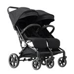 Deryan XP X2 Pushchair Buggy 2 in 1 - Buggy Small Foldable - Birth up to 4 Years - Baby Pram per Seat Maximum Load 22 kg - Children's Buggy Foldable - Compact and Foldable - Grey