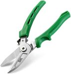 SK 8" Heavy Duty Scissors, All Purpose Shears, Drop Forged CR-V Blades with Safety Lock, Comfortable Grips