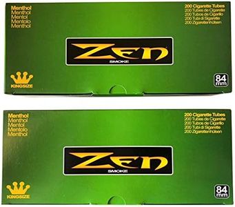 Zen Menthol King Size Cigarette Tubes – 2 pack, 400 Tubes Total