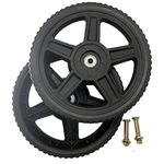 Raisman Set of 2 Wheel Kits for Push Mowers (12" Inch)