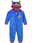 Paw Patrol Onesie For Boys | Chase Onesie For Kids | Fleece Boys Pyjamas | Blue 6-7 Years