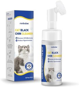 Cat Black Seed Cleaner,Remove Cat Chin Blackheads,Cat Acne Chin Treatment,2-in-1 Wash and Brush,Cruelty-Free and Freshness 5.07 fl.oz