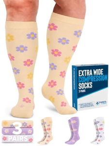 Doctor's SelectxtrWdeCmprsonScks-MxdFlwrs-4XL