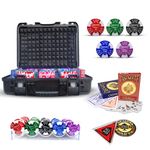 casinoite Poker Set 300 (300 Chips with Denomination Black Case)