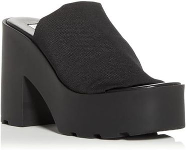 Steve Madden Women's Sami Heeled Sandal, Black, 8