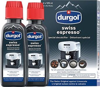 Durgol 291 Swiss Espresso Decalcifier or All Brands of Espresso, Clear