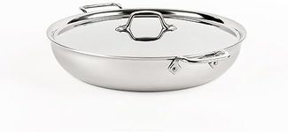 All-Clad D3 Stainless 3-ply Sunday Supper Pan, 7 Quart, Stainless Steel