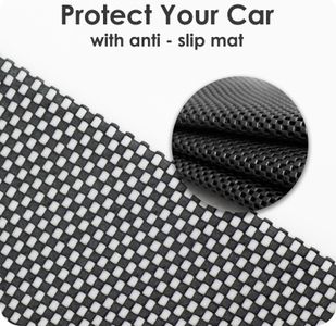 BOYUJK 20 Cubic Car Roof Bag – Waterproof 1000D, Fits Cars With/Without Rack, Anti-Slip Mat, 10 Straps, 566L