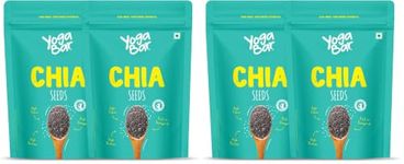 Yogabar Chia Seeds 1Kg (500g x Pack of 4)