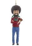 Kurt Adler Bob Ross "Happy Little Christmas" Figural Ornament