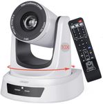 10X Conference Room Camera with HDMI/3G-SDI/USB Output, HDMI PTZ Camera with Remote,1080P PTZ Conference Webcam for Live Streaming,Church, Education,PTZ Live Streaming Camera Work with Zoom, Skype