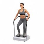 SOBO Crazy Fit Machine Vibration Home & Gym Workout for Full Body, Weight Loss 1 to 99 Speed Levels Pro Model Upgraded Design with Silent Motors (1 Year Warranty )