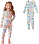 Posh Peanut Baby Pajamas Set - Soft Viscose from Bamboo Kids Two Piece PJ - Easy Care Toddler Sleepers Little Girl Clothes