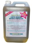 Multi-Mite 5 Ltr Liquid Seaweed -100% Natural & Organic Concentrate Cold Pressed Plant & Soil Fertiliser, Trees Lawn Veg & House Plants Root or Foliar Feeding