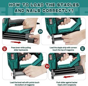 NEU MASTER Electric Brad Nailer & Staple Gun – DIY Upholstery, Woodworking