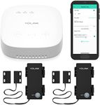 YoLink LoRa Smart Outdoor Contact Sensor & SpeakerHub Starter Kit: SpeakerHub Audio hub, (2) Gate & Shed Door Sensors, Email/SMS/Push Alerts, 1/4 Mile Open Air Range, Alexa, IFTTT, Home Assistant