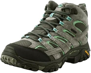 Merrell Women's Moab 2 Mid Waterproof Hiking Boot, Drizzle/Mint, 7