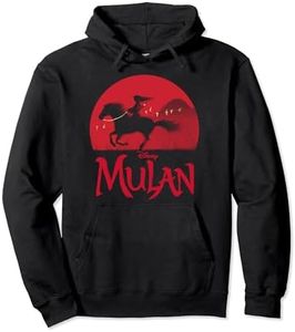 Disney Mulan Live Action Mulan & Khan Sunset Silhouette Felpa con Cappuccio