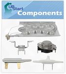 3387747, 279973, 8577274 & 3392519 Dryer Heating Element & Thermostat Kit Replacement for Whirlpool GEW9250PW1 - Compatible Heater Element, Thermal Cut-Off Kit, Thermistor & Thermal Fuse Kit