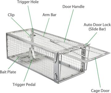 Anyhall Rat Traps 2-Pack – Heavy Duty Silver Rodent Control