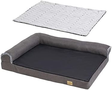 BingoPaw Panier Chien XXL Grande Taille, Coussin Chien Déhoussable Canapé en Mémoire de Forme Lit pour Chiens Chats Lavable et Antidérapant, 135 x 100 x 28 cm