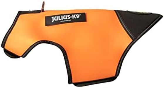 Julius-K9, 16DC-IDC-S-FN, IDC Neoprene Dog Jacket, Size: S, UV Orange