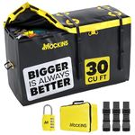 Mockins 30 Cu Ft Trailer Hitch Cargo Carrier Bag |60"x24"x36" Waterproof Luggage Bag for Truck Bed Storage |Vinyl Waterproof Storage Bag for Vehicle Cargo Carriers | Truck Bed Cargo Bag Hitch Storage